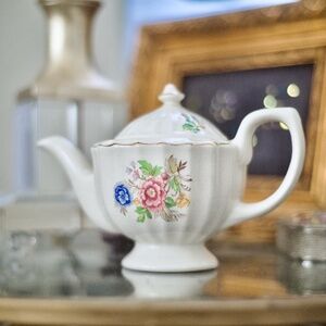 Vintage Price Kensington made in England Porcelain Floral Teapot